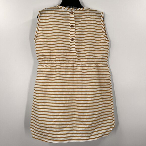 Melico Mustard Striped Dress - Picture 6 of 8